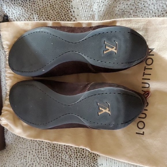 Louis Vuitton brown Suede Monogram energie sneaker full set - Picture 3 of 4